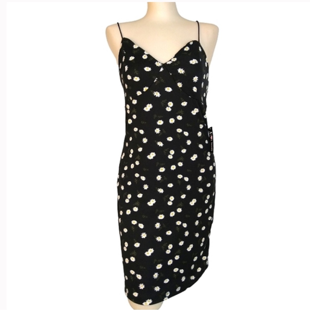Justify Black and White Floral Dress
